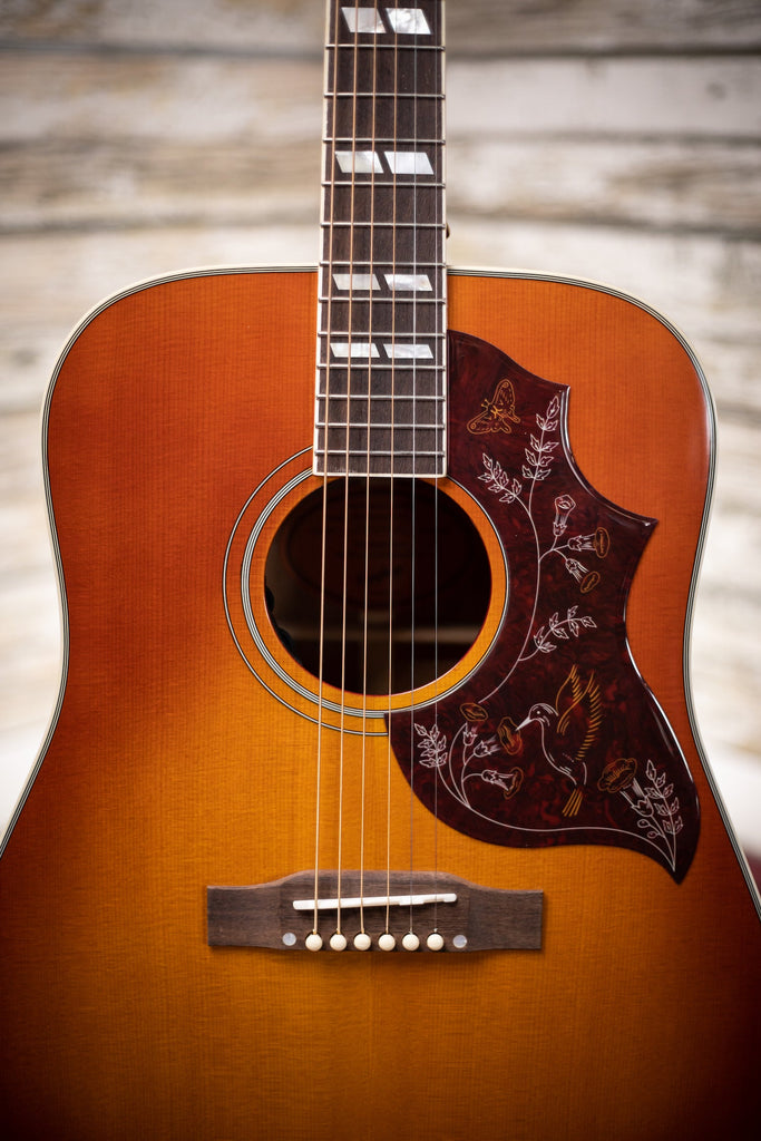 Epiphone Hummingbird Acoustic-Electric with Fishman Sonitone - Aged Cherry Sunburst Gloss