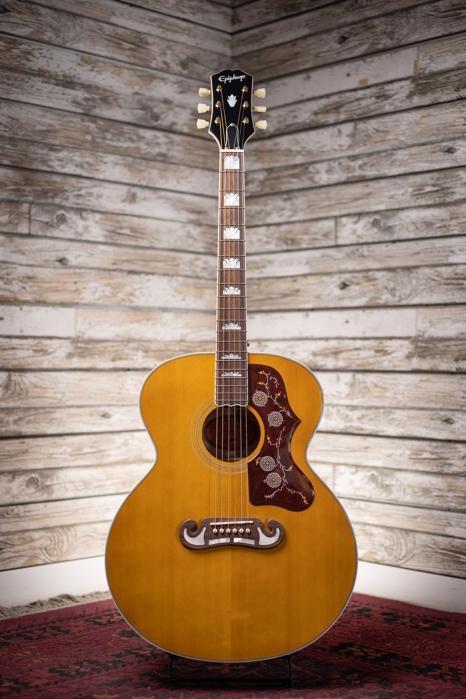 Epiphone J-200 Acoustic-Electric with Fishman Sonitone - Aged