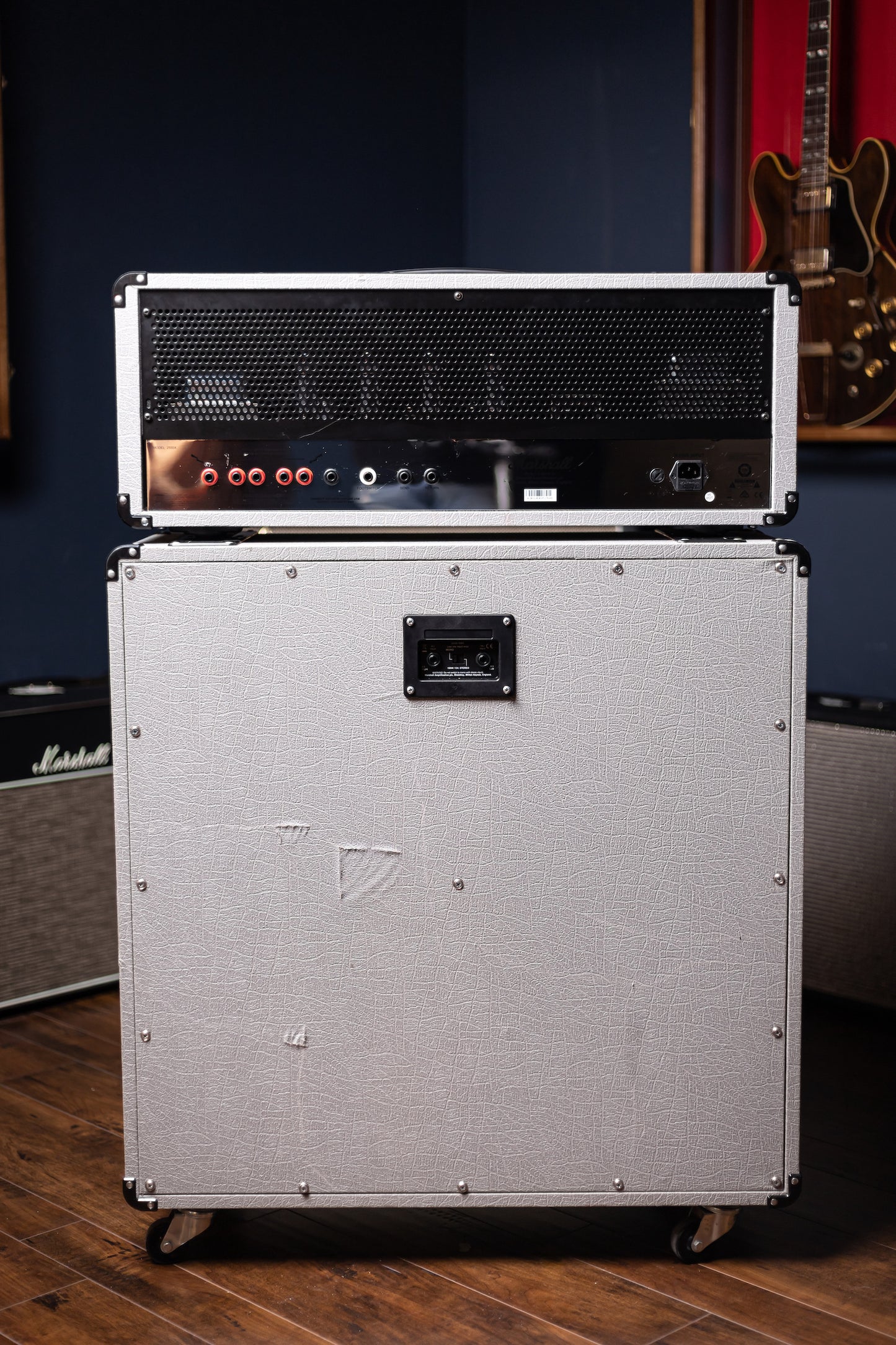 2015 Marshall Silver Jubilee JCM 25/50 Model 2555 100/50 Watt Head and 4x12" Cabinet