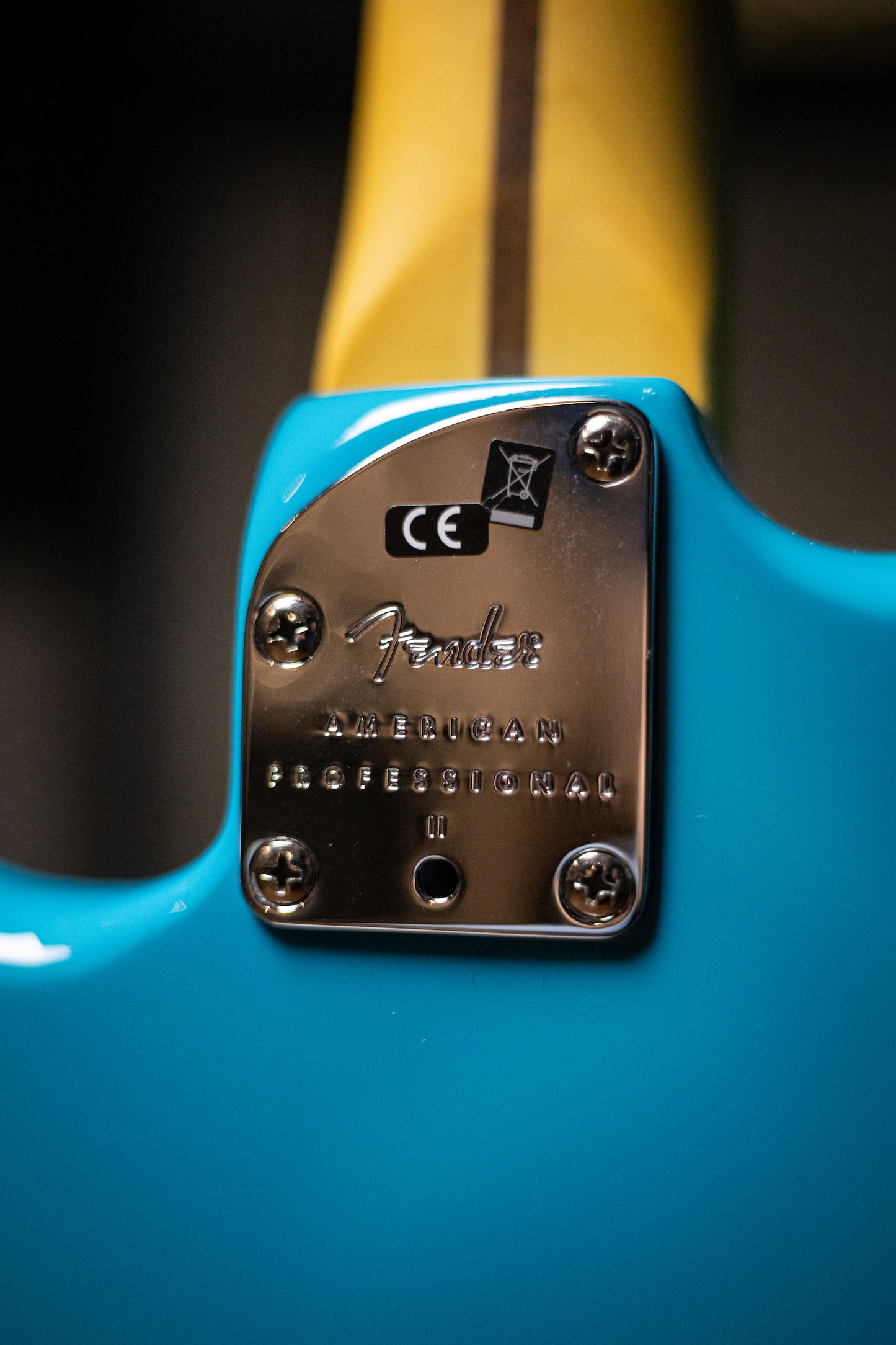 Fender American Professional II Stratocaster Maple Fretboard Electric Guitar - Miami Blue
