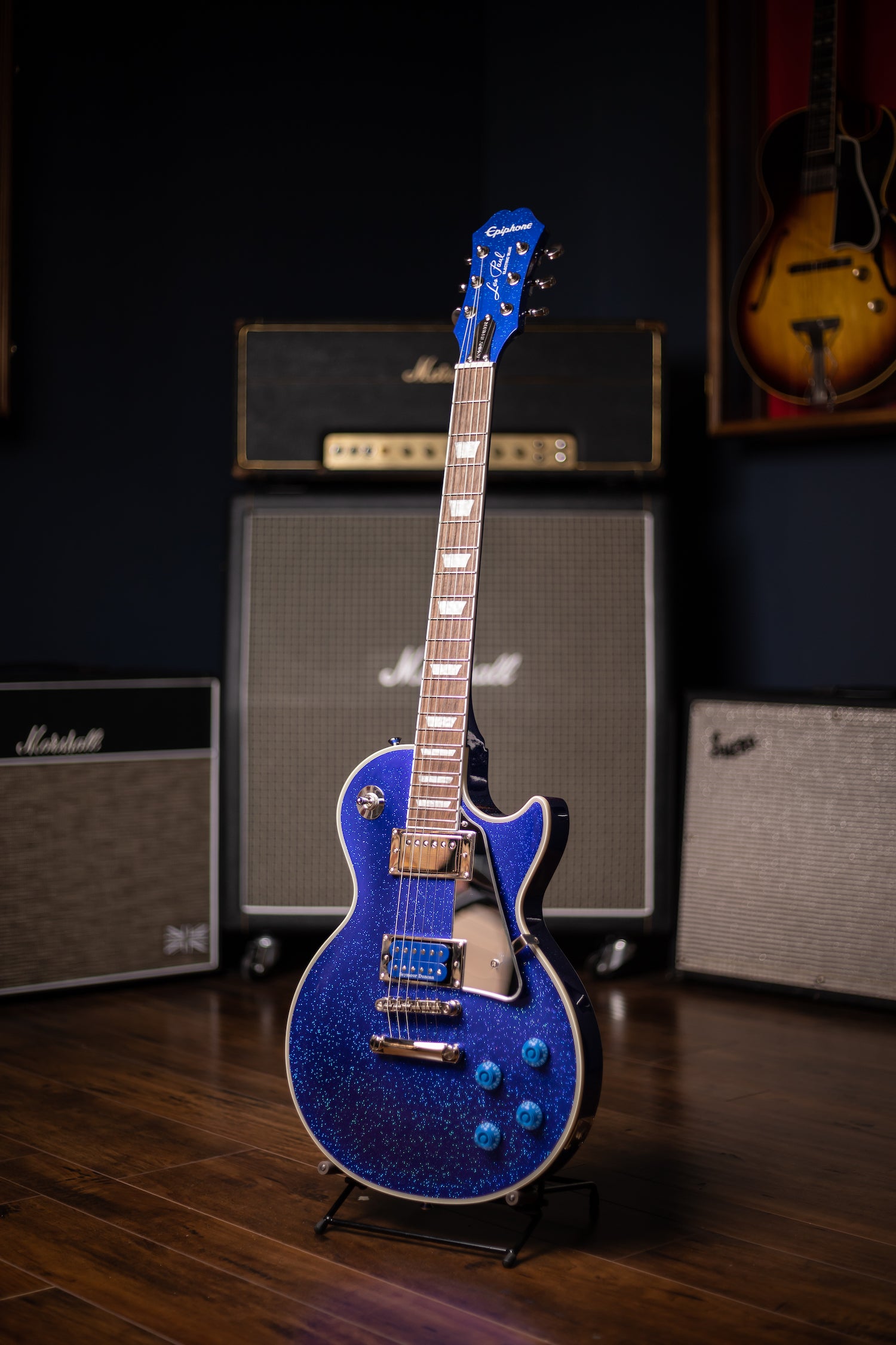 Epiphone Limited Edition Tommy Thayer Les Paul Outfit Electric Guitar - Electric Blue