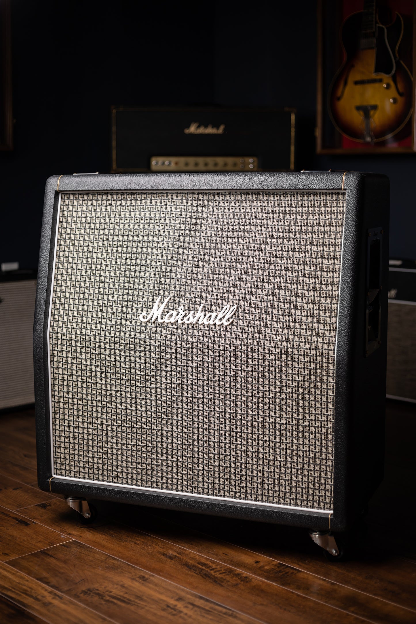 Marshall 1960AX 100-watt 4x12" Angled Extension Cabinet with Greenbacks