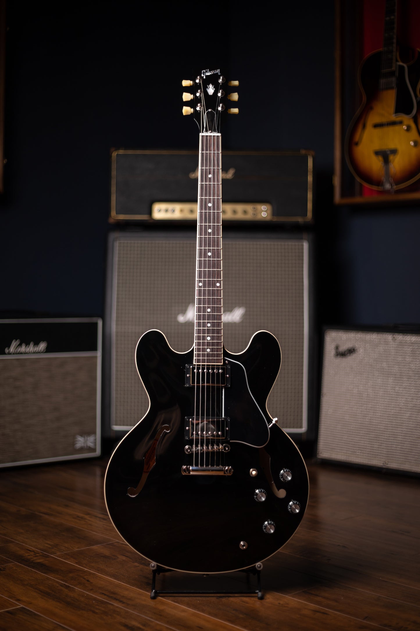 Gibson ES-335 Electric Guitar - Vintage Ebony
