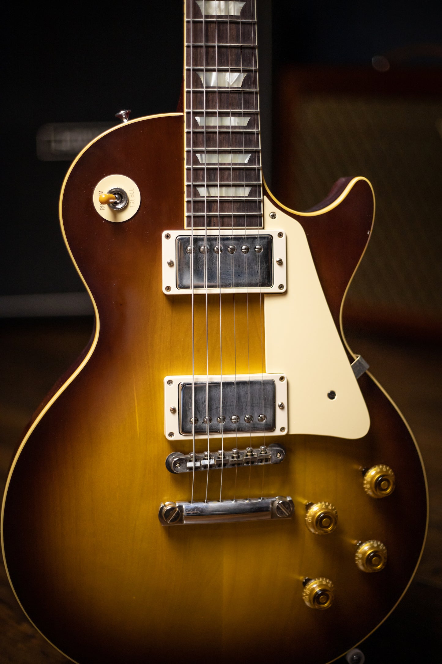 Gibson Custom Shop 1958 Les Paul Standard Reissue VOS Electric Guitar - Iced Tea Burst
