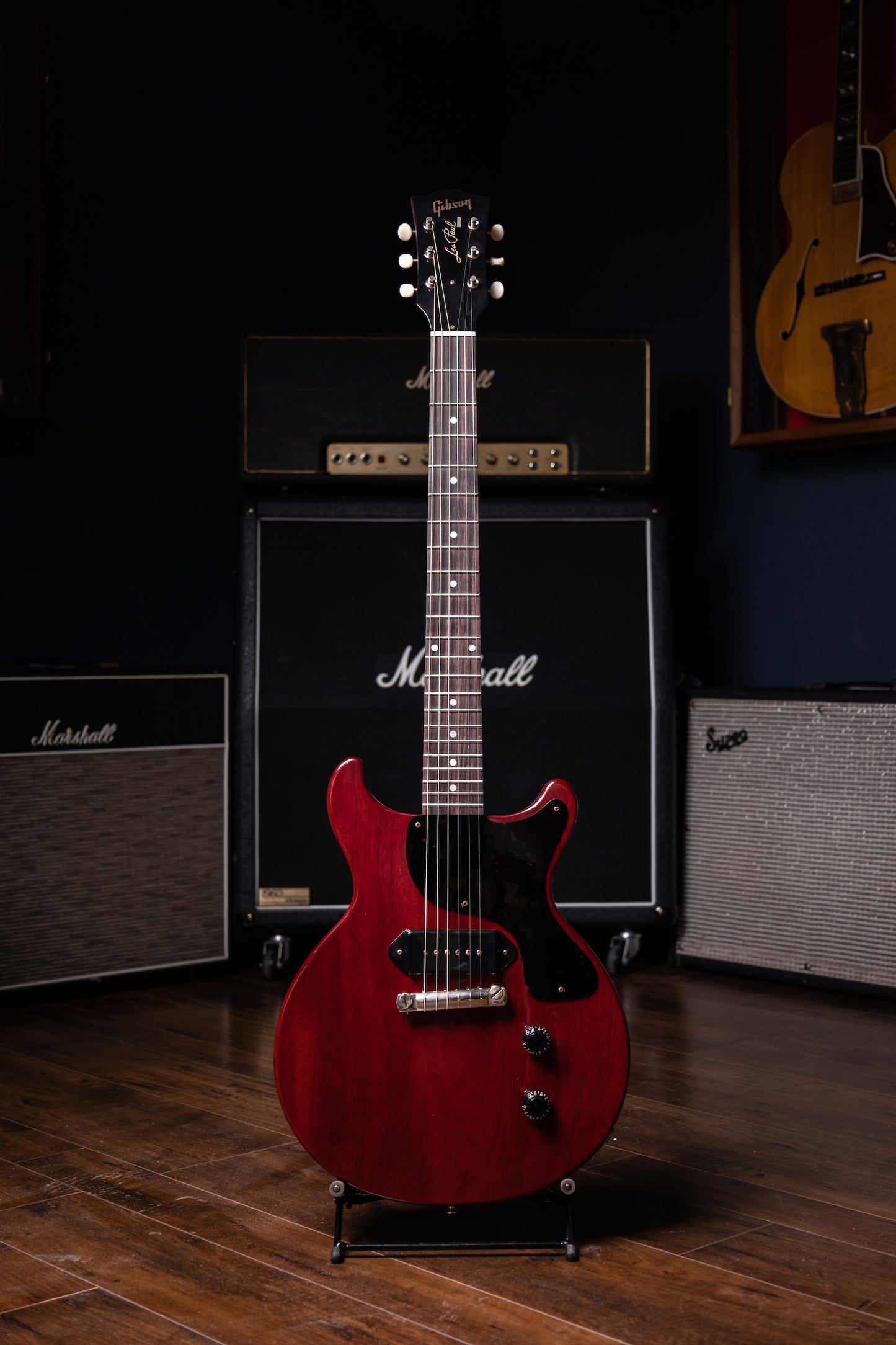 Gibson Custom Shop 1958 Les Paul Junior Double Cut Electric Guitar - Cherry Red