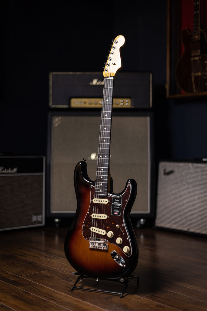 Fender American Professional II Stratocaster Rosewood Electric Guitar - 3-Tone Sunburst