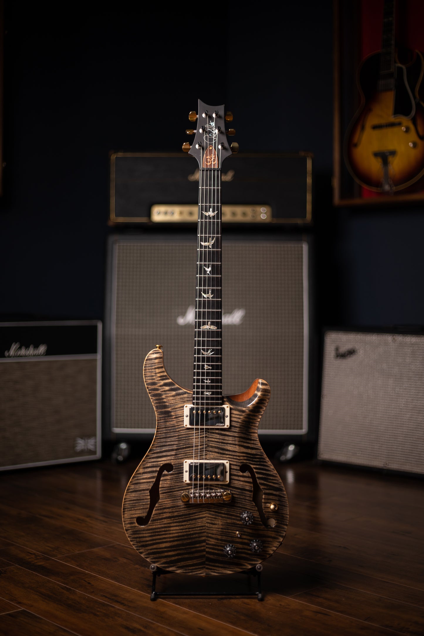 2014 PRS Hollowbody II Artist Package Electric Guitar - Charcoal