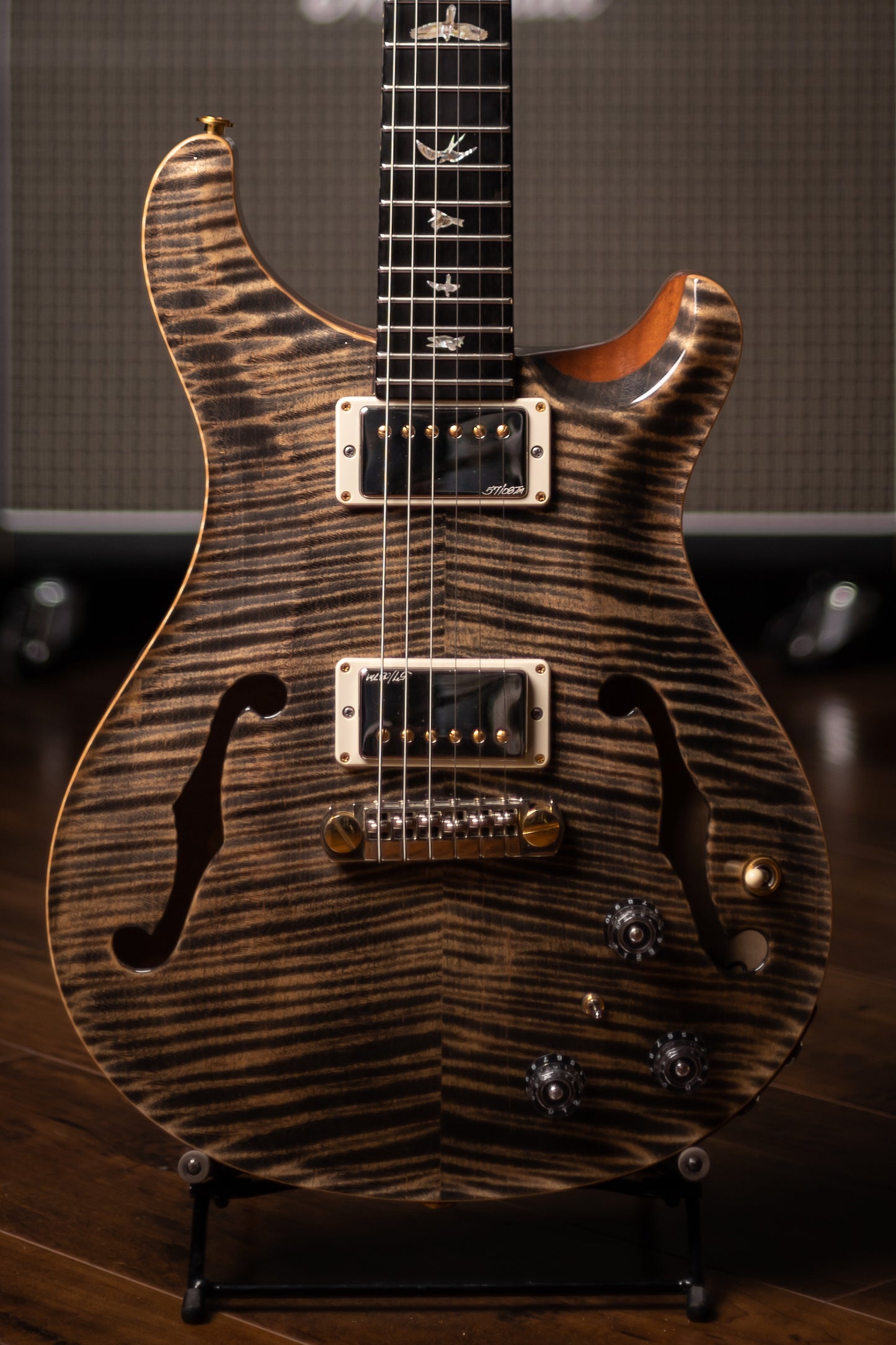 2014 PRS Hollowbody II Artist Package Electric Guitar - Charcoal