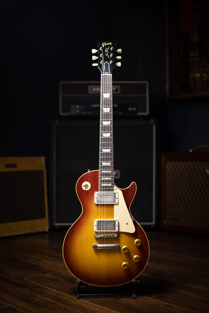 Gibson Custom Shop 1958 Les Paul Standard Reissue Murphy Lab Ultra Light Aged Electric Guitar - Washed Cherry Sunburst