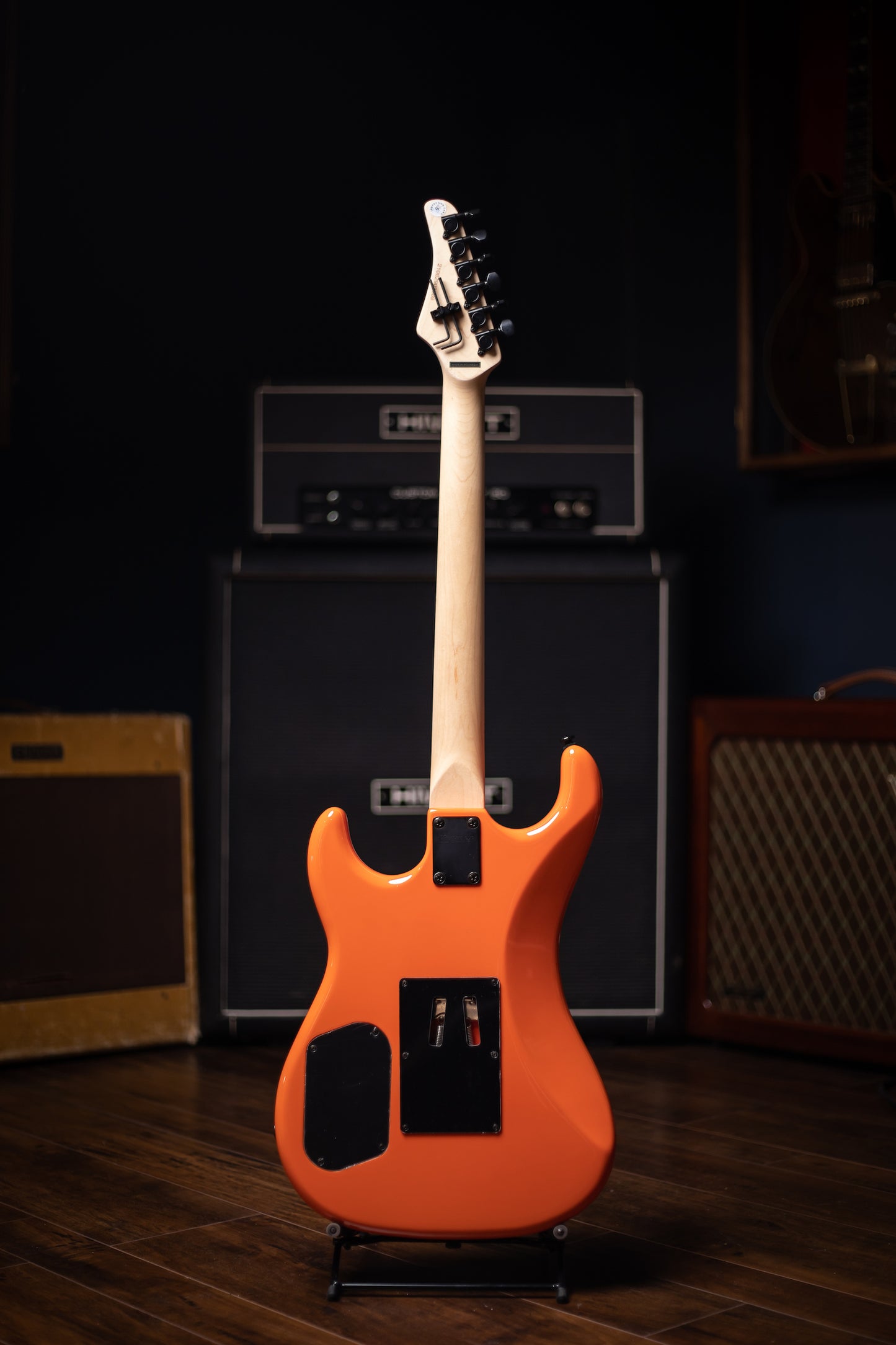 Kramer Pacer Vintage Electric Guitar with Black Hardware - Tiger Stripe