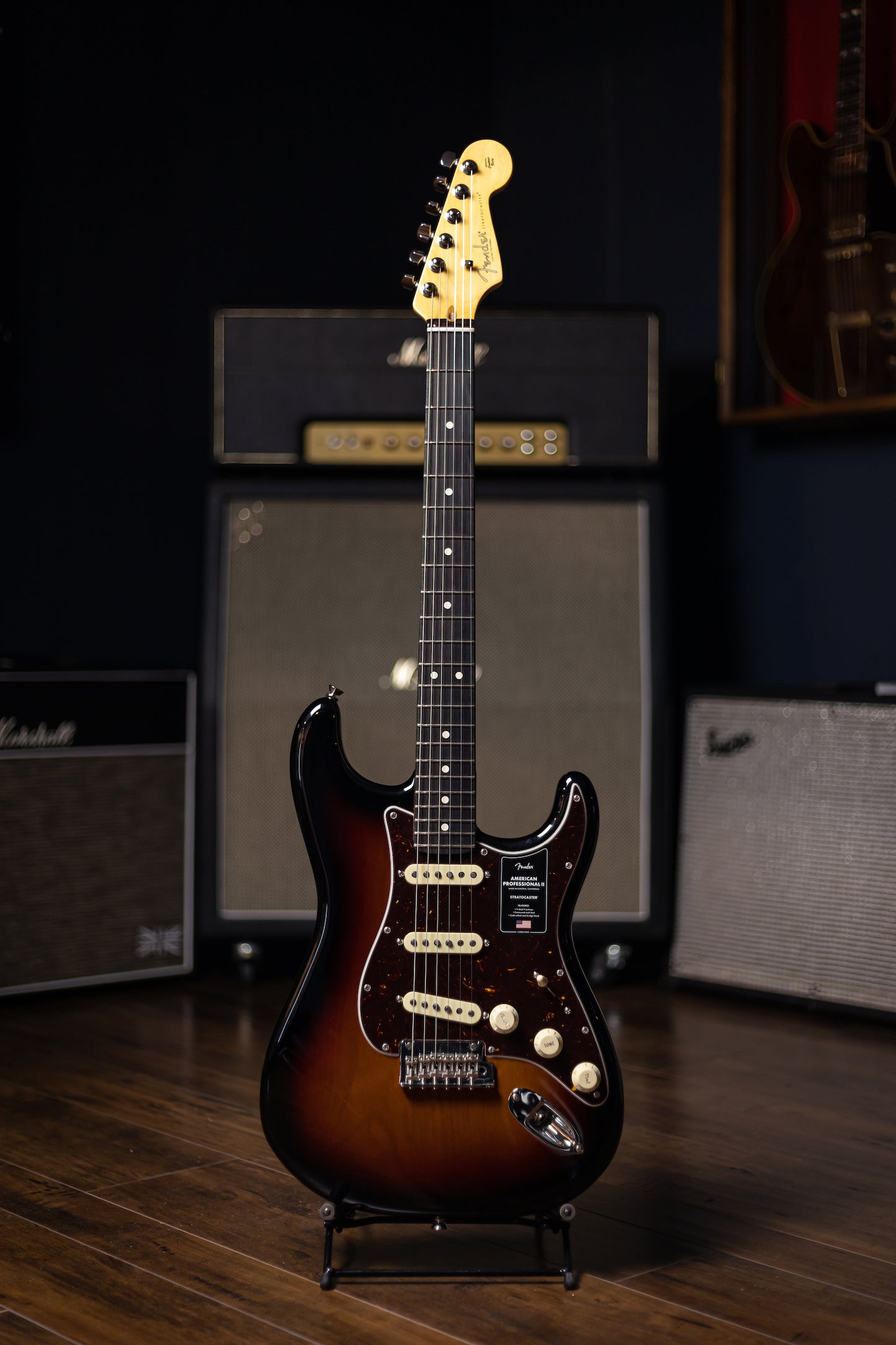 Fender American Professional II Stratocaster Rosewood Electric Guitar - 3-Tone Sunburst