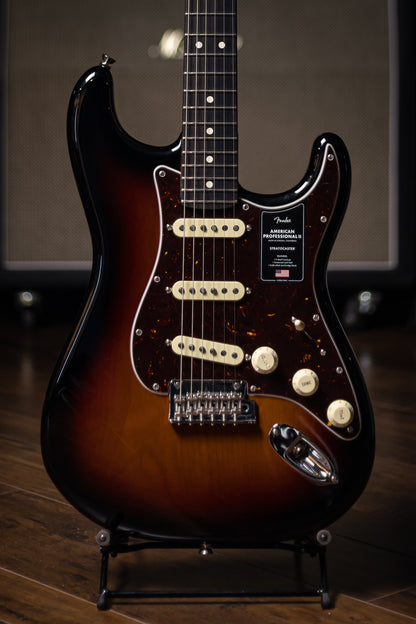 Fender American Professional II Stratocaster Rosewood Electric Guitar - 3-Tone Sunburst