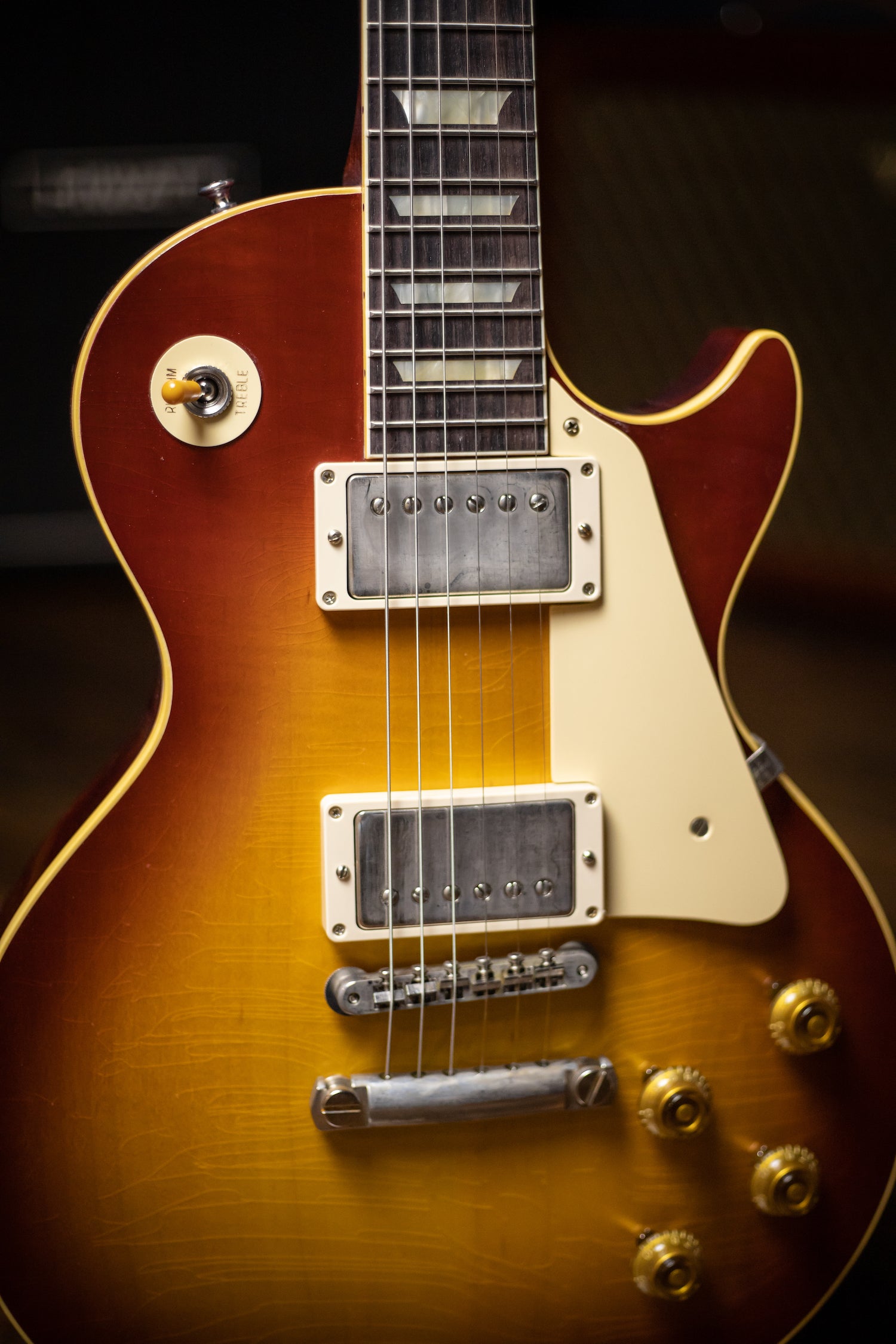 Gibson Custom Shop 1958 Les Paul Standard Reissue Murphy Lab Ultra Light Aged Electric Guitar - Washed Cherry Sunburst