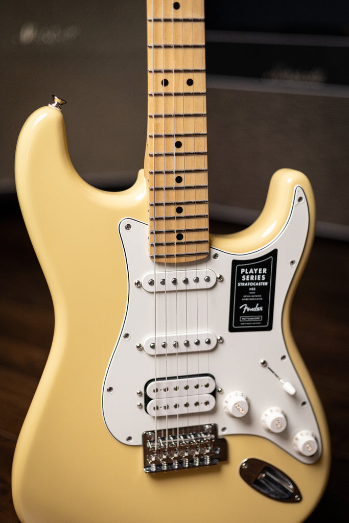 Fender Stratocaster Player Series HSS Electric Guitar - Buttercream