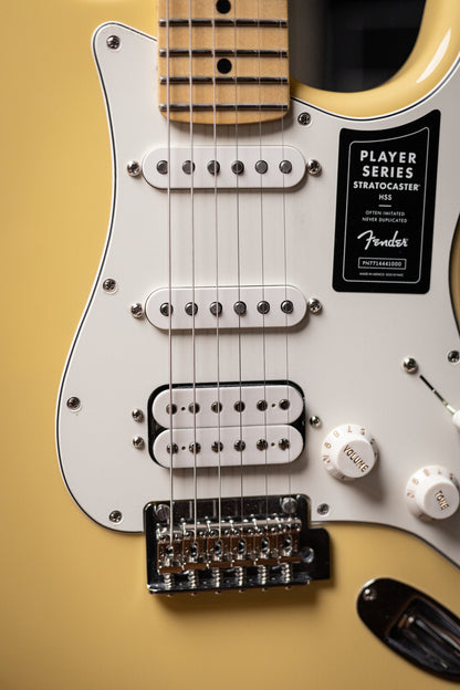 Fender Stratocaster Player Series HSS Electric Guitar - Buttercream