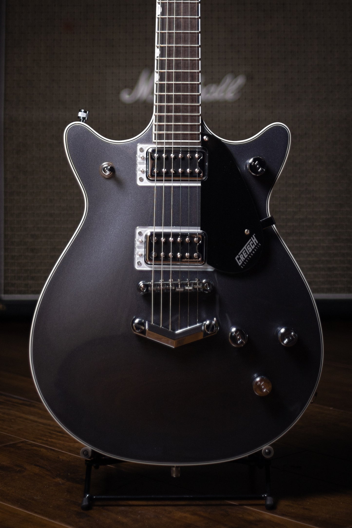 Gretsch G5222 Electromatic Double Jet BT With V-Stoptail Electric Guitar - London Grey