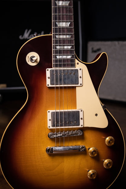 Gibson Custom Shop Murphy Lab 1958 Les Paul Standard Reissue Ultra Light Aged Electric Guitar - Bourbon Burst