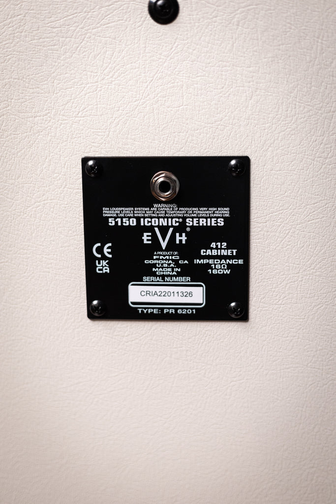 EVH 5150 Iconic Series 160-watt 4x12" Cabinet - Ivory