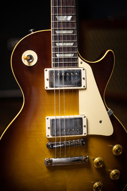 Gibson Custom Shop 1958 Les Paul Standard Reissue VOS Electric Guitar - Iced Tea Burst