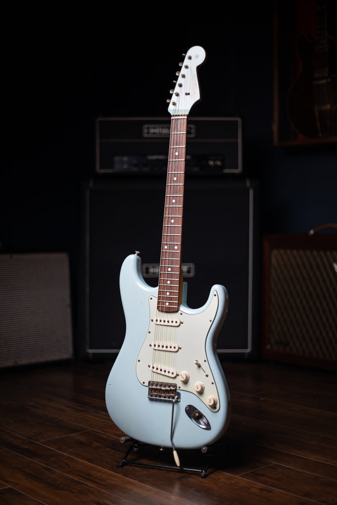 2012 Fender 1960 Stratocaster Relic Electric Guitar - Sonic Blue