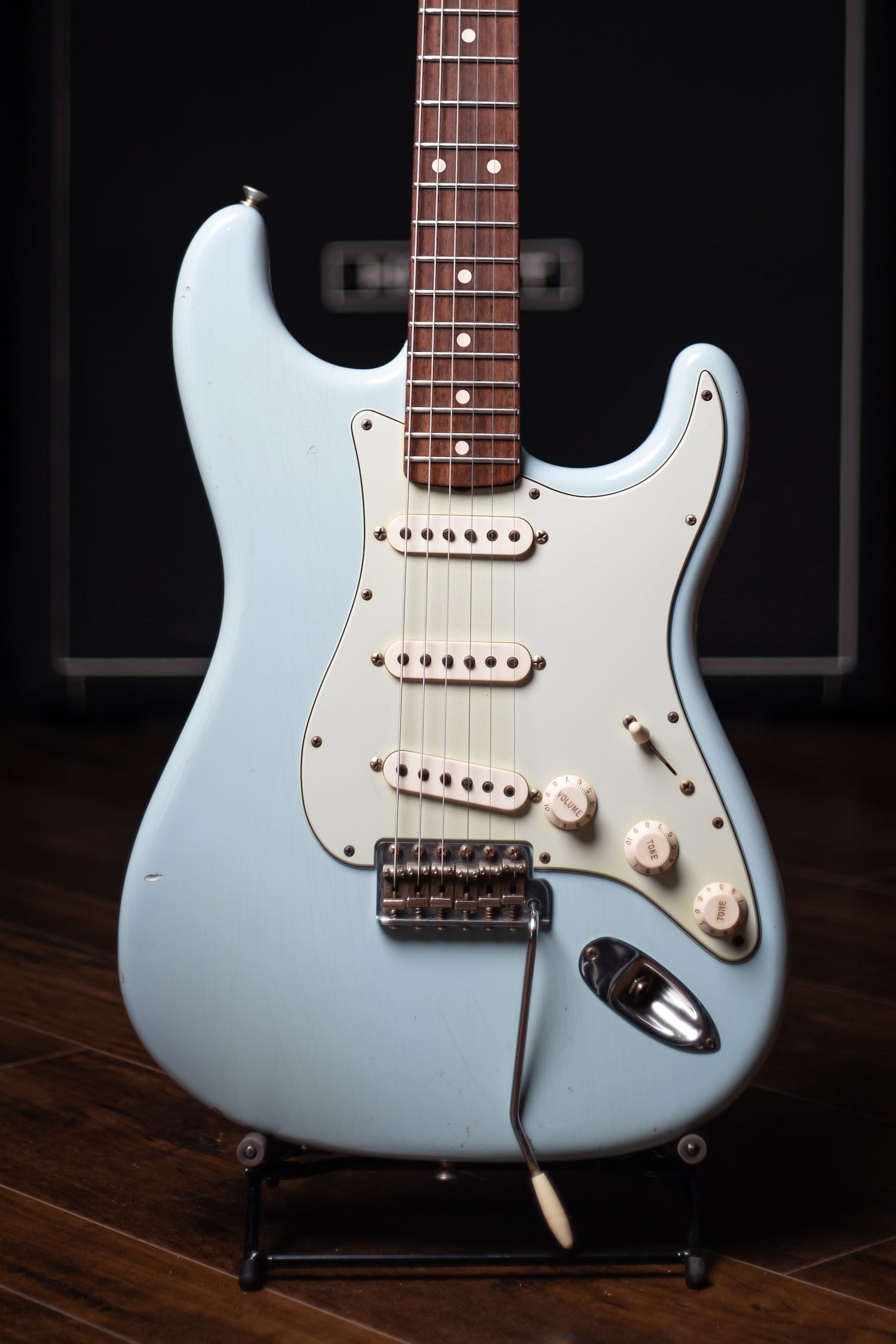 2012 Fender 1960 Stratocaster Relic Electric Guitar - Sonic Blue