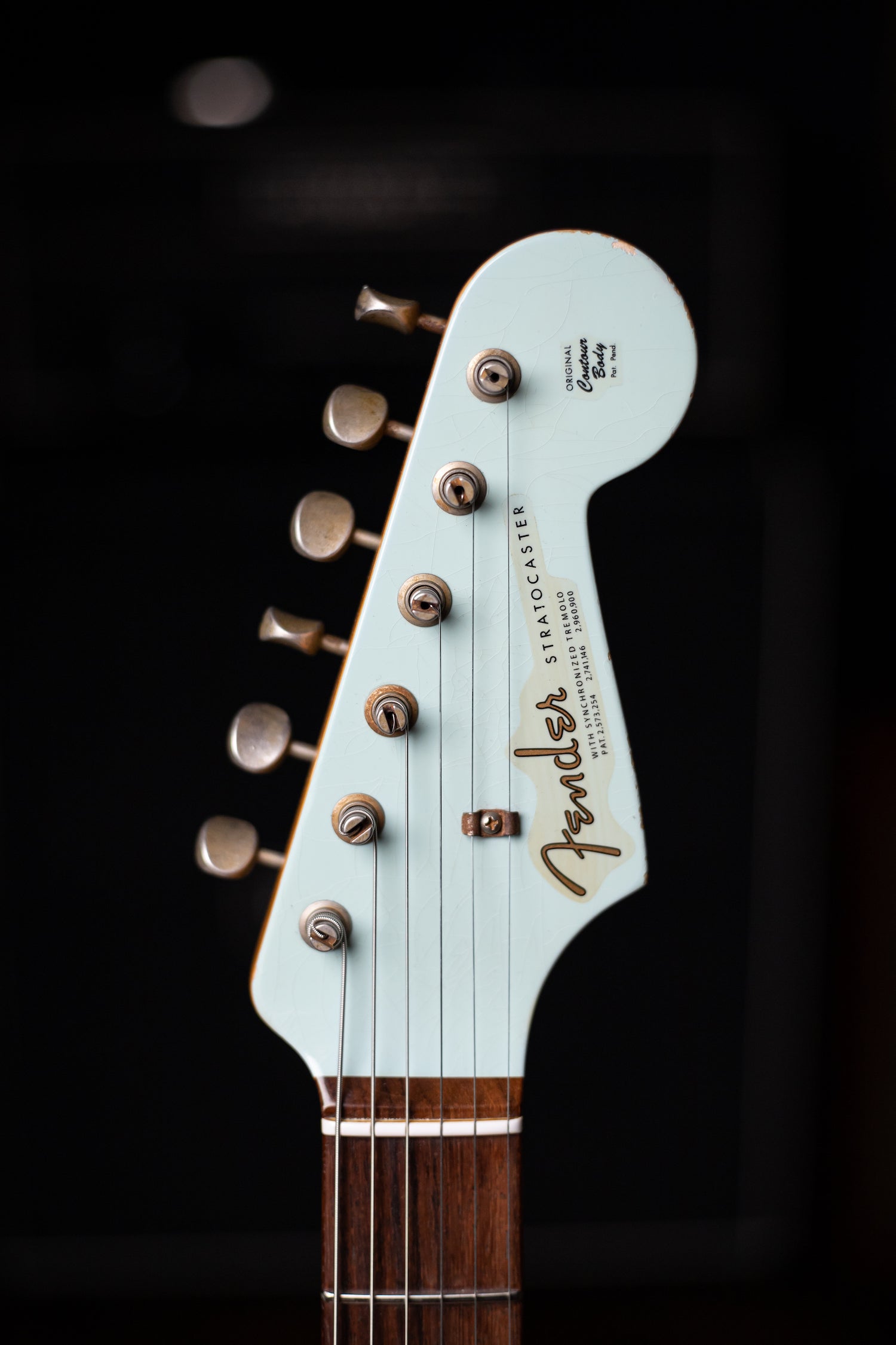 2012 Fender 1960 Stratocaster Relic Electric Guitar - Sonic Blue