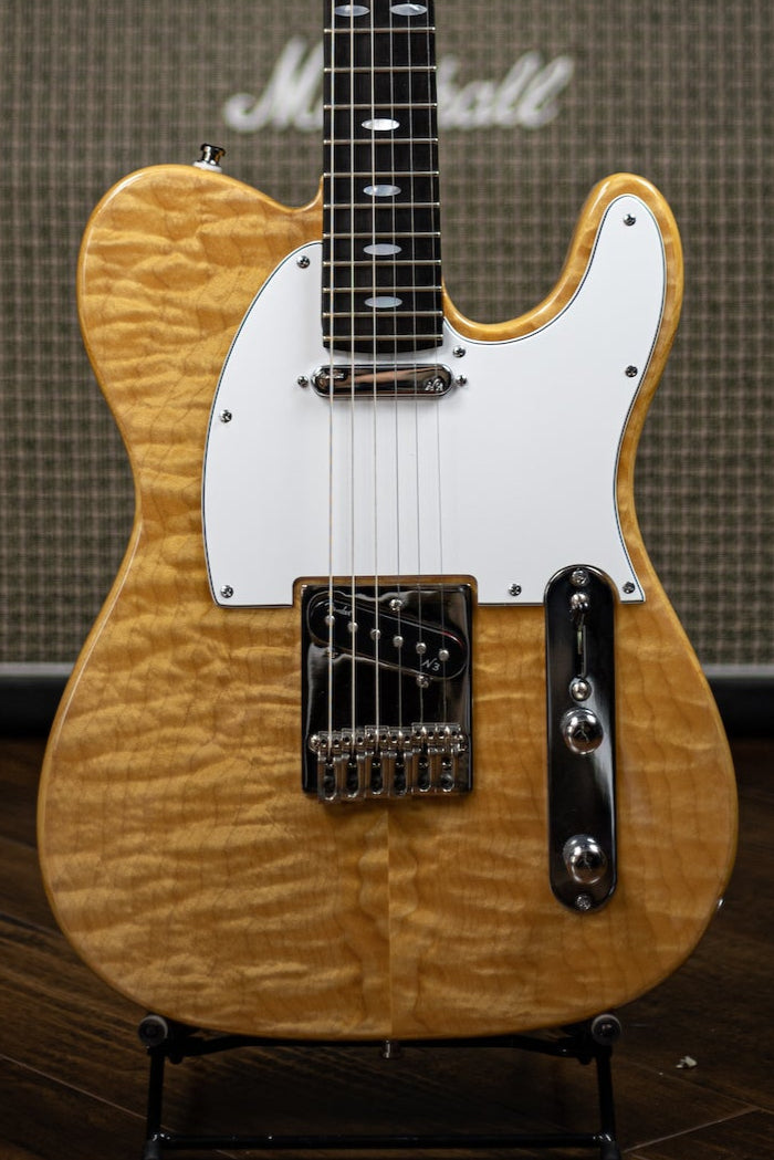 Hamiltone Singlecut / Tele Quilt 2015 Electric Guitar Natural