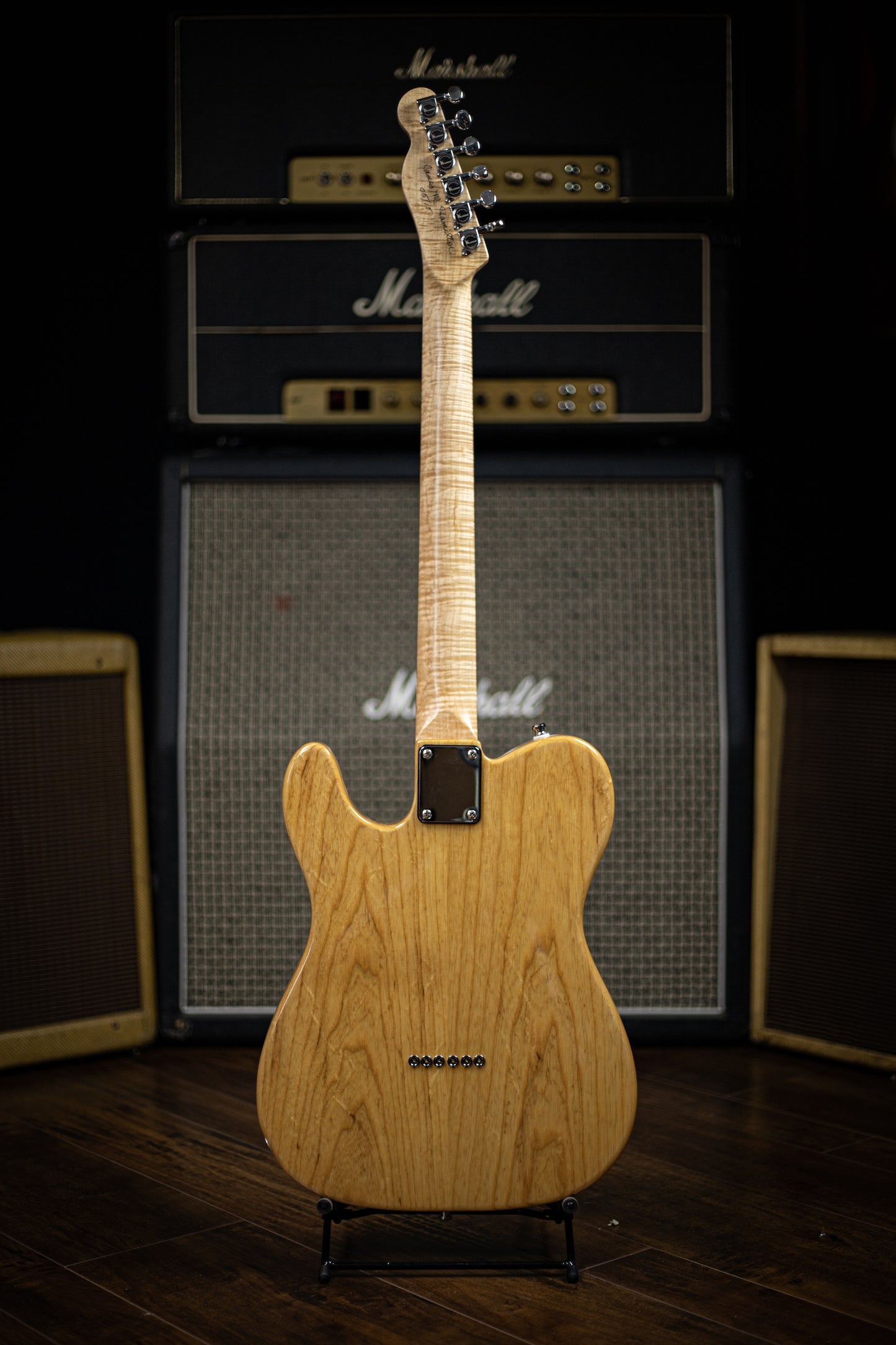 Hamiltone Singlecut / Tele Quilt 2015 Electric Guitar Natural