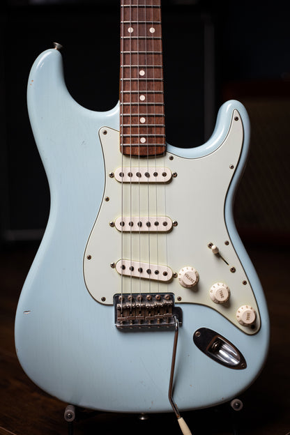 2012 Fender 1960 Stratocaster Relic Electric Guitar - Sonic Blue