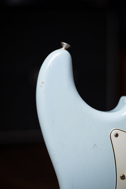 2012 Fender 1960 Stratocaster Relic Electric Guitar - Sonic Blue