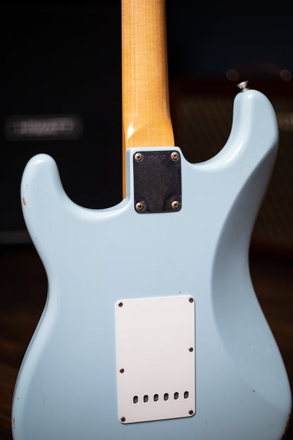 2012 Fender 1960 Stratocaster Relic Electric Guitar - Sonic Blue