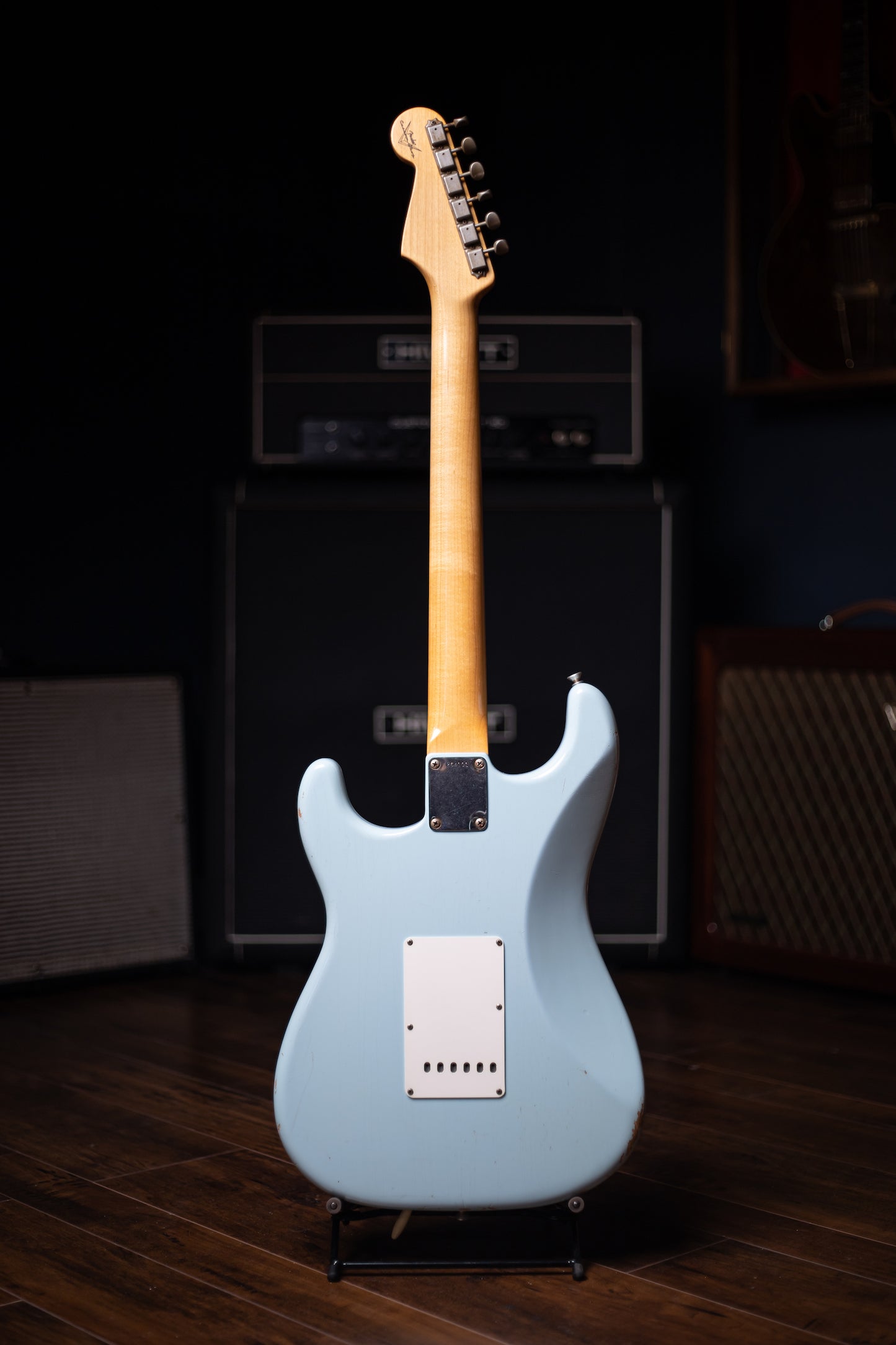 2012 Fender 1960 Stratocaster Relic Electric Guitar - Sonic Blue