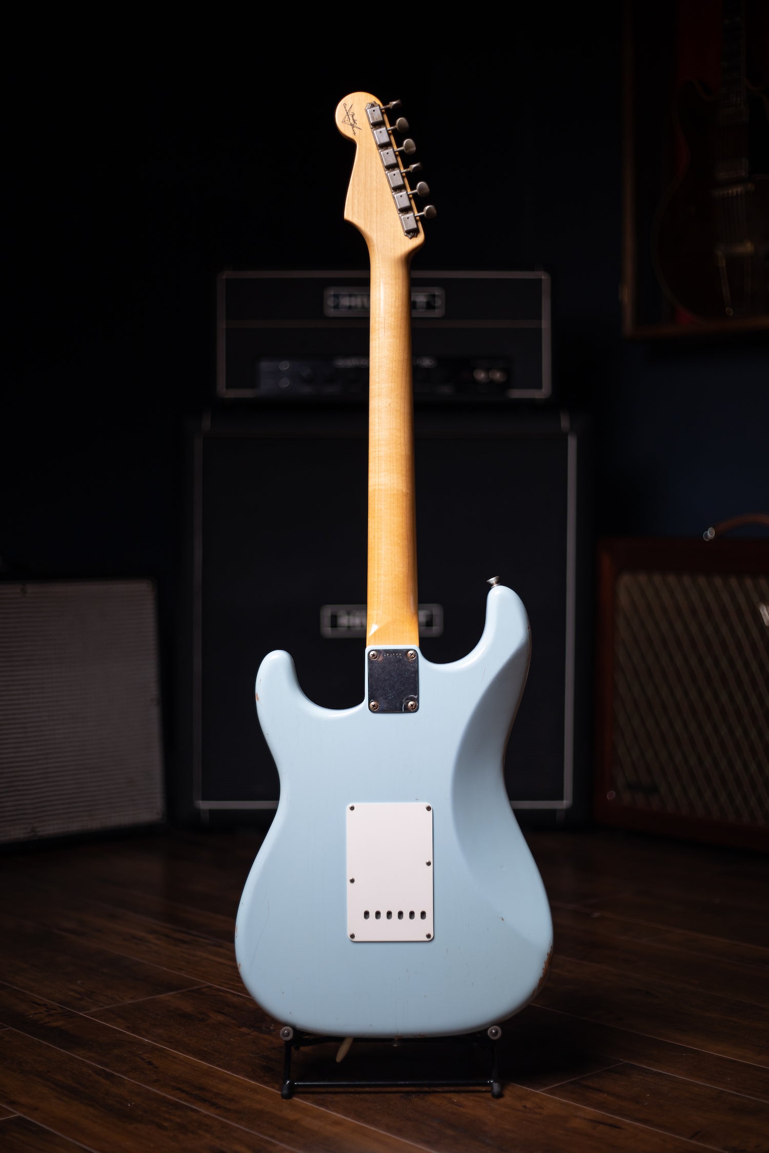2012 Fender 1960 Stratocaster Relic Electric Guitar - Sonic Blue