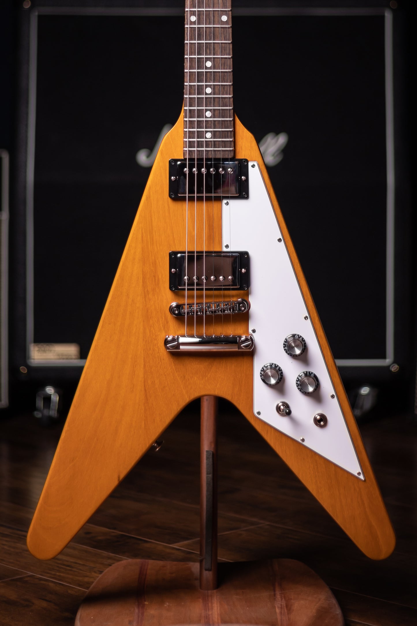 Gibson Flying V Electric Guitar - Antique Natural