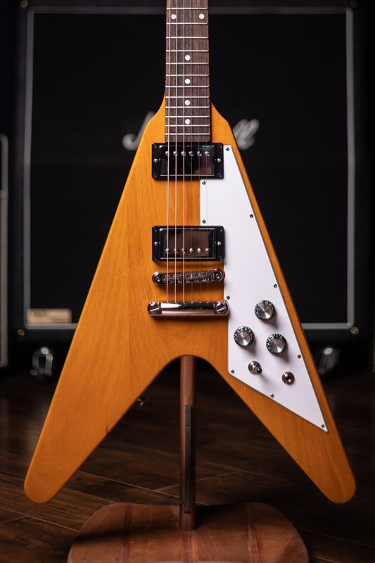 Gibson Flying V Electric Guitar - Antique Natural