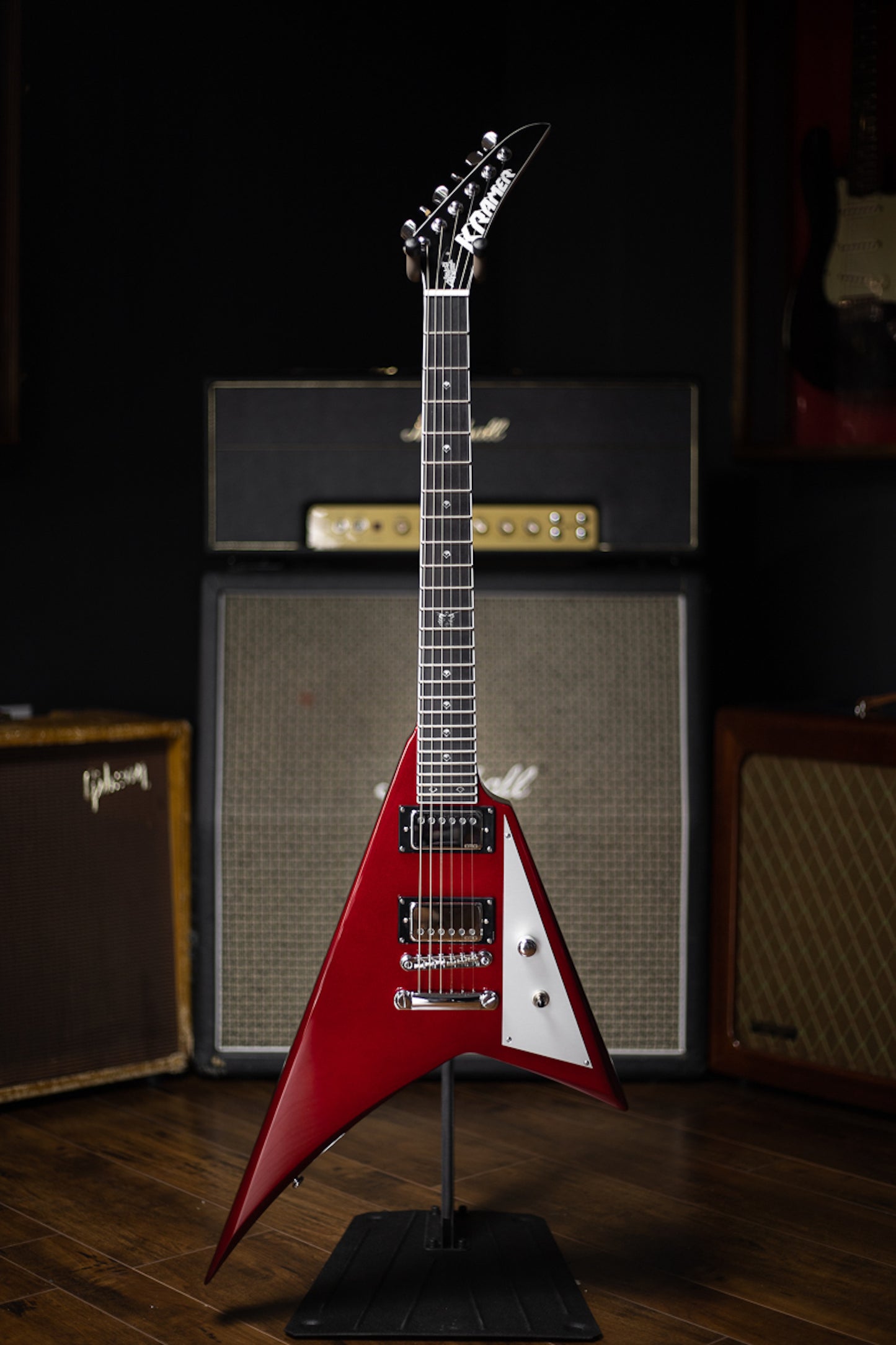 Kramer Charlie Parra Vanguard Outfit Electric Guitar - Candy Red