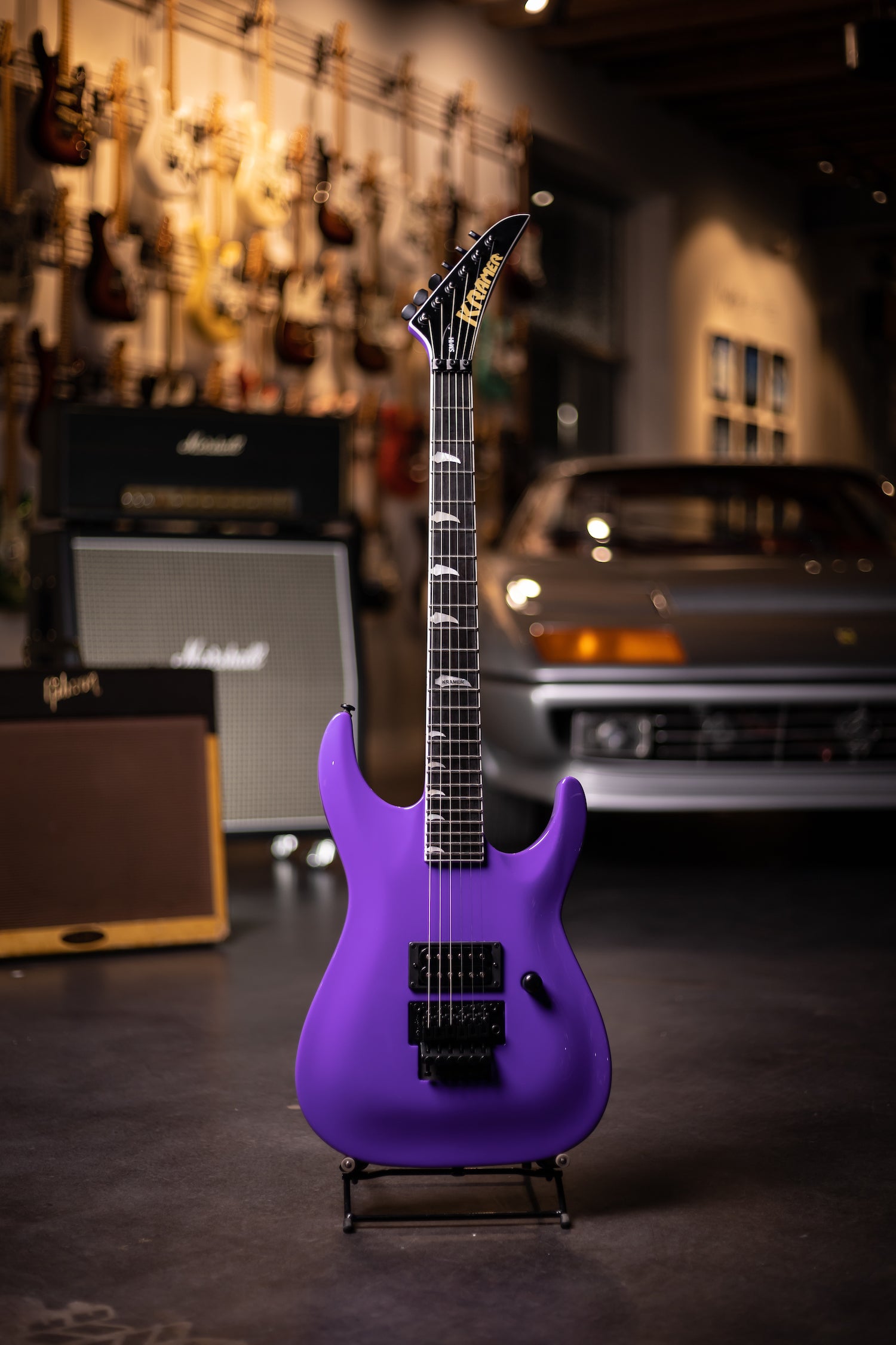 Kramer SM-1 H Electric Guitar - Shockwave Purple