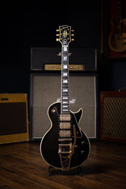 Gibson Custom Shop Murphy Lab 1957 Les Paul Custom 3 Pickup Ultra Heavy Aged - Ebony