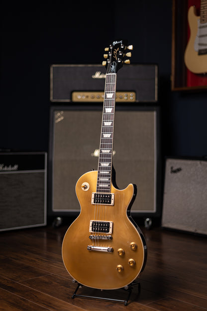 Gibson Slash "Victoria" Les Paul Standard Electric Guitar - Goldtop Dark Back