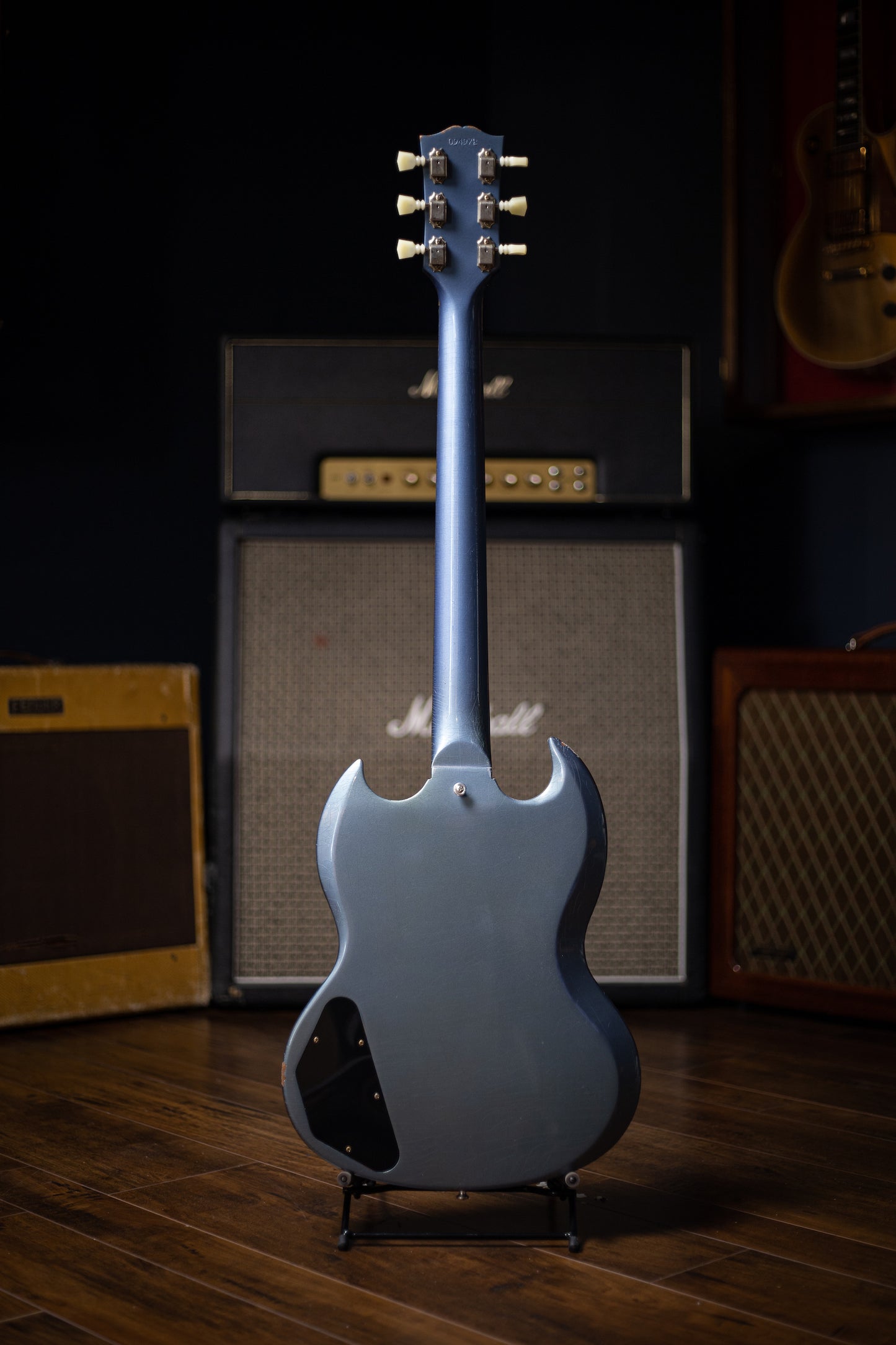 Gibson Murphy Lab 1964 SG Standard Stop Bar Light Aged - Pelham Blue