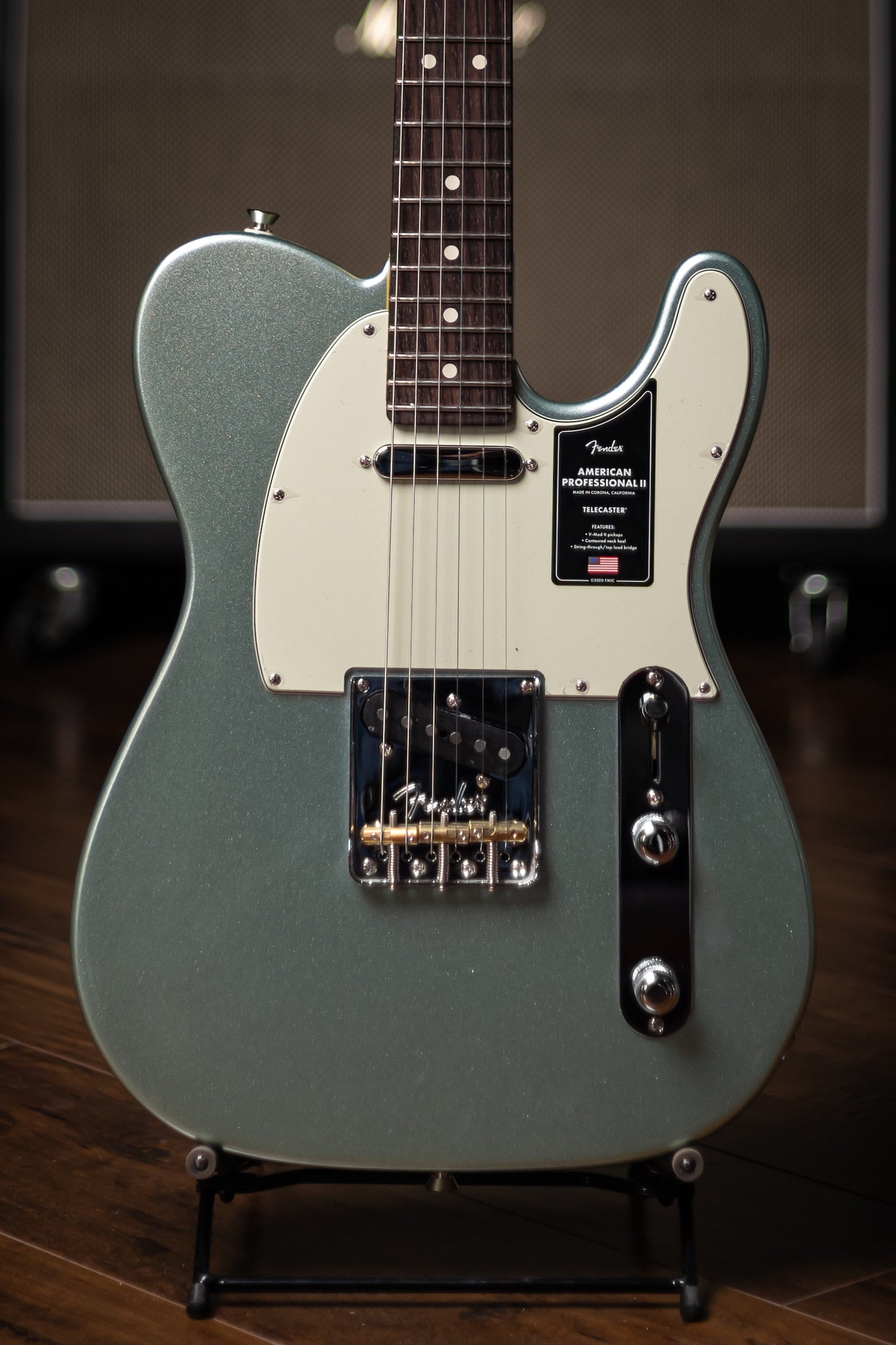Fender American Professional II Telecaster Electric Guitar - Mystic Surf Green