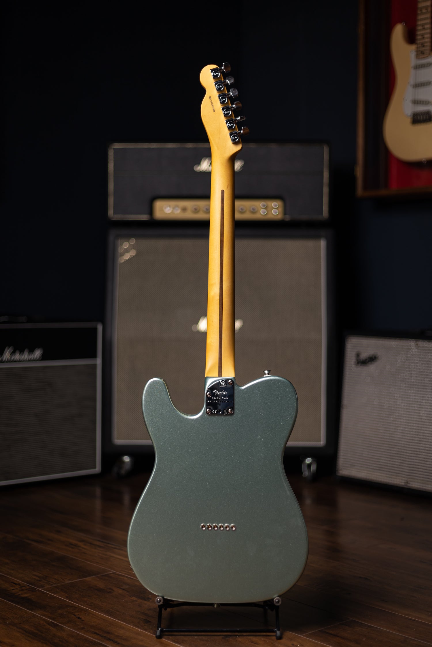 Fender American Professional II Telecaster Electric Guitar - Mystic Surf Green