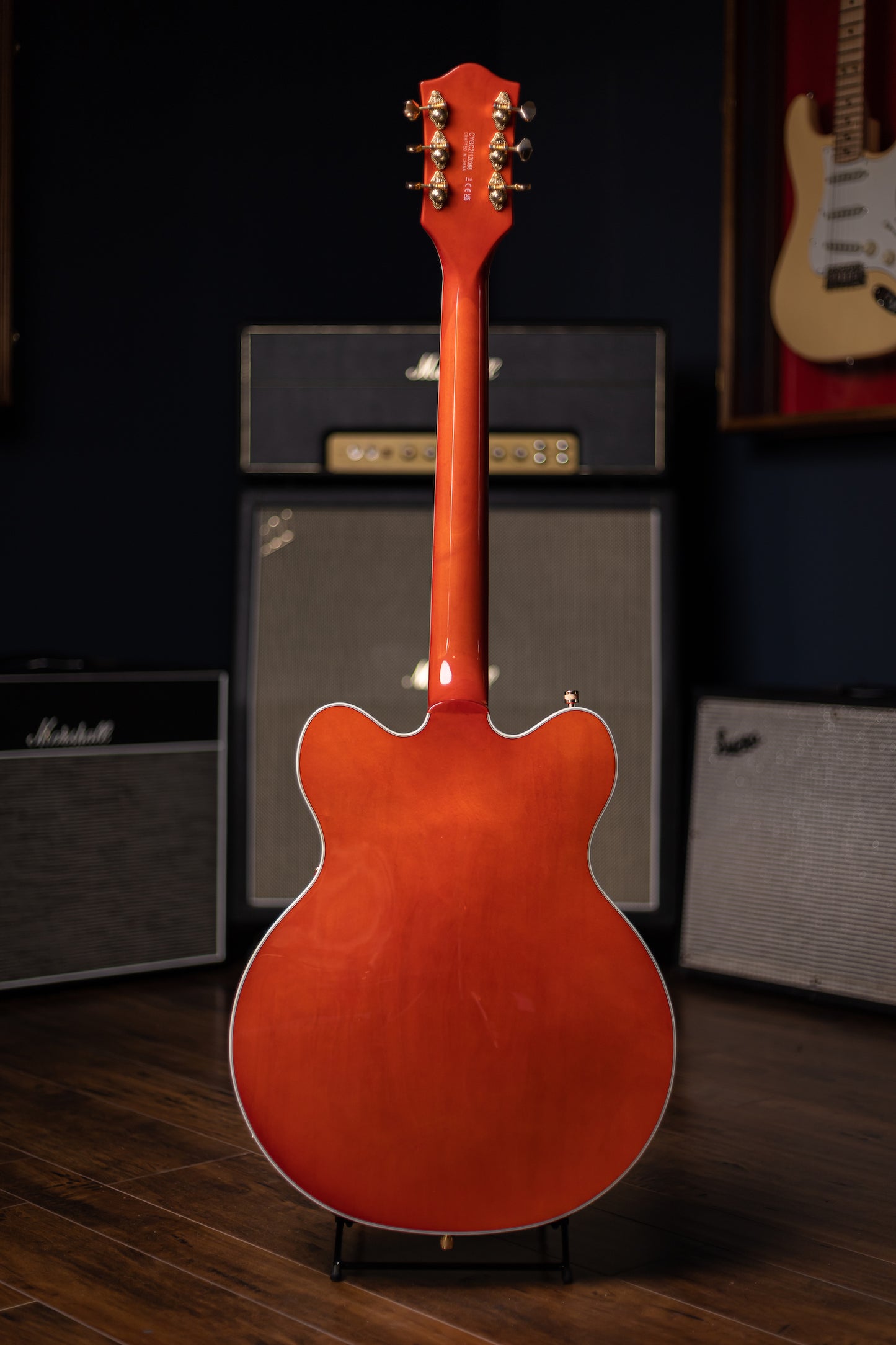 Gretsch G5422TG Electromatic® Classic Hollow Body Double-Cut with Bigsby® and Gold Hardware - Orange Stain