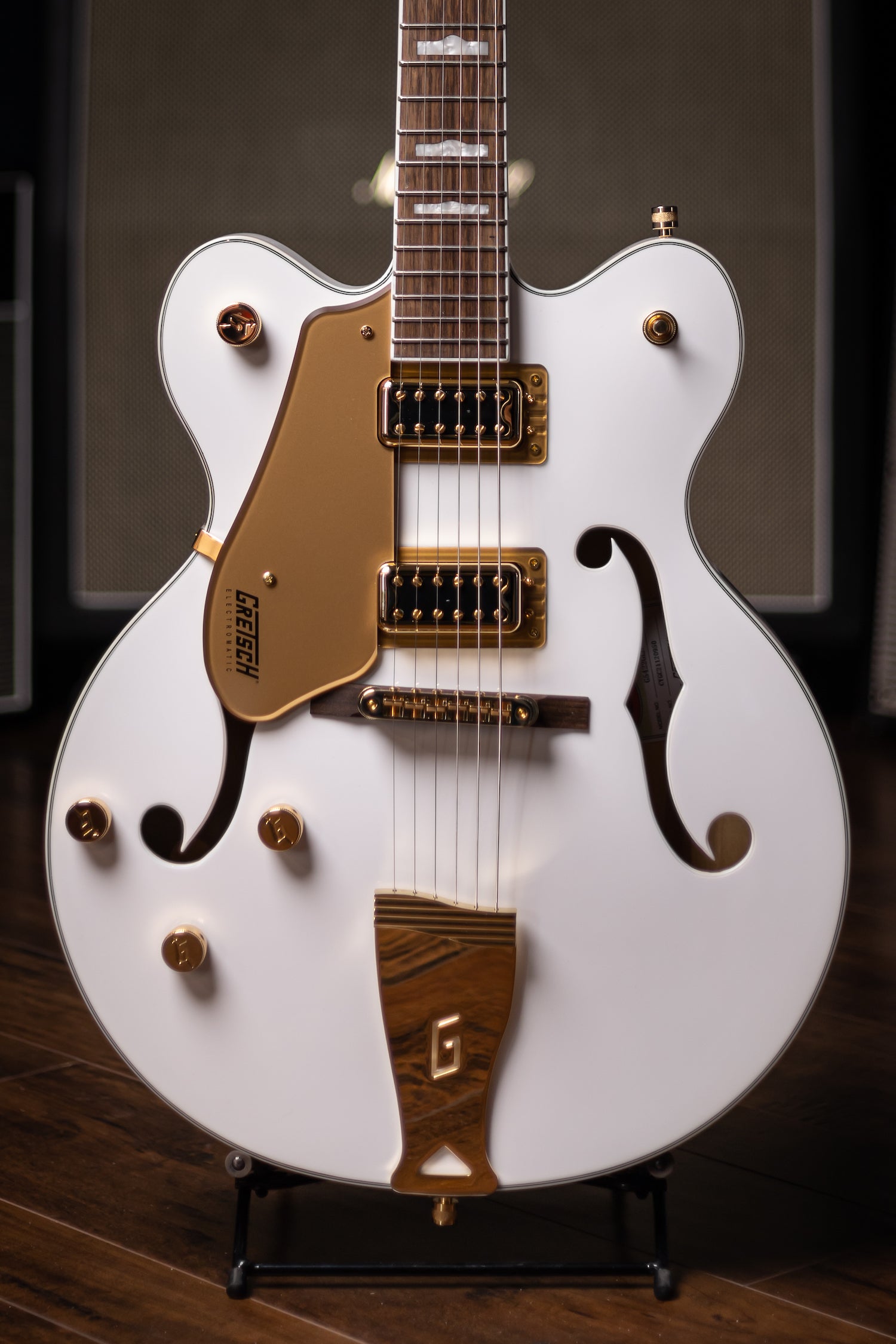 Gretsch G5422GLH Electromatic Classic Hollow body Left Handed Double-Cut with Gold Hardware Electric Guitar - Snowcrest White