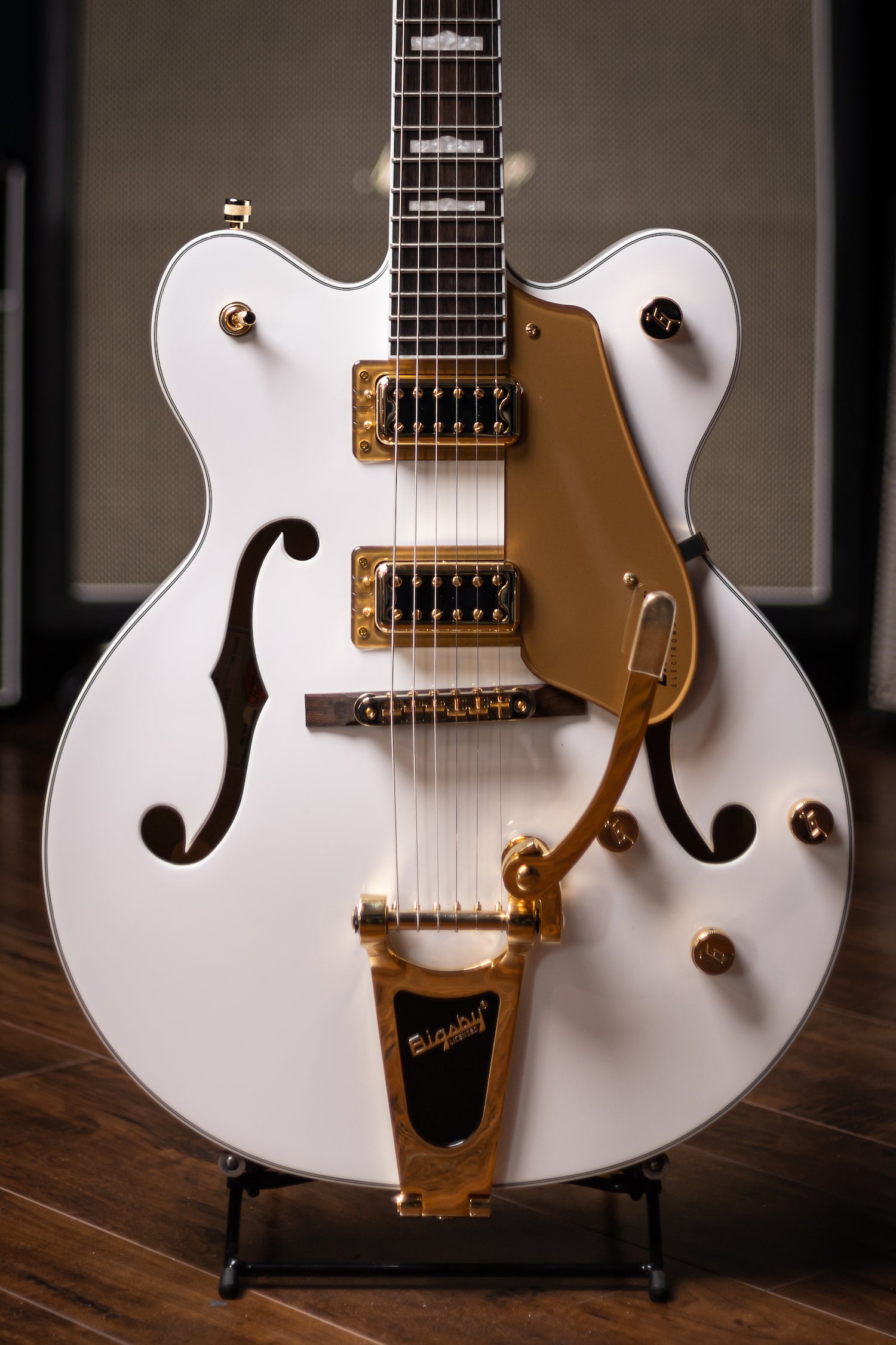 Gretsch G5422TG Electromatic® Classic Hollow Body Double-Cut with Bigsby® and Gold Hardware - Snowcrest White