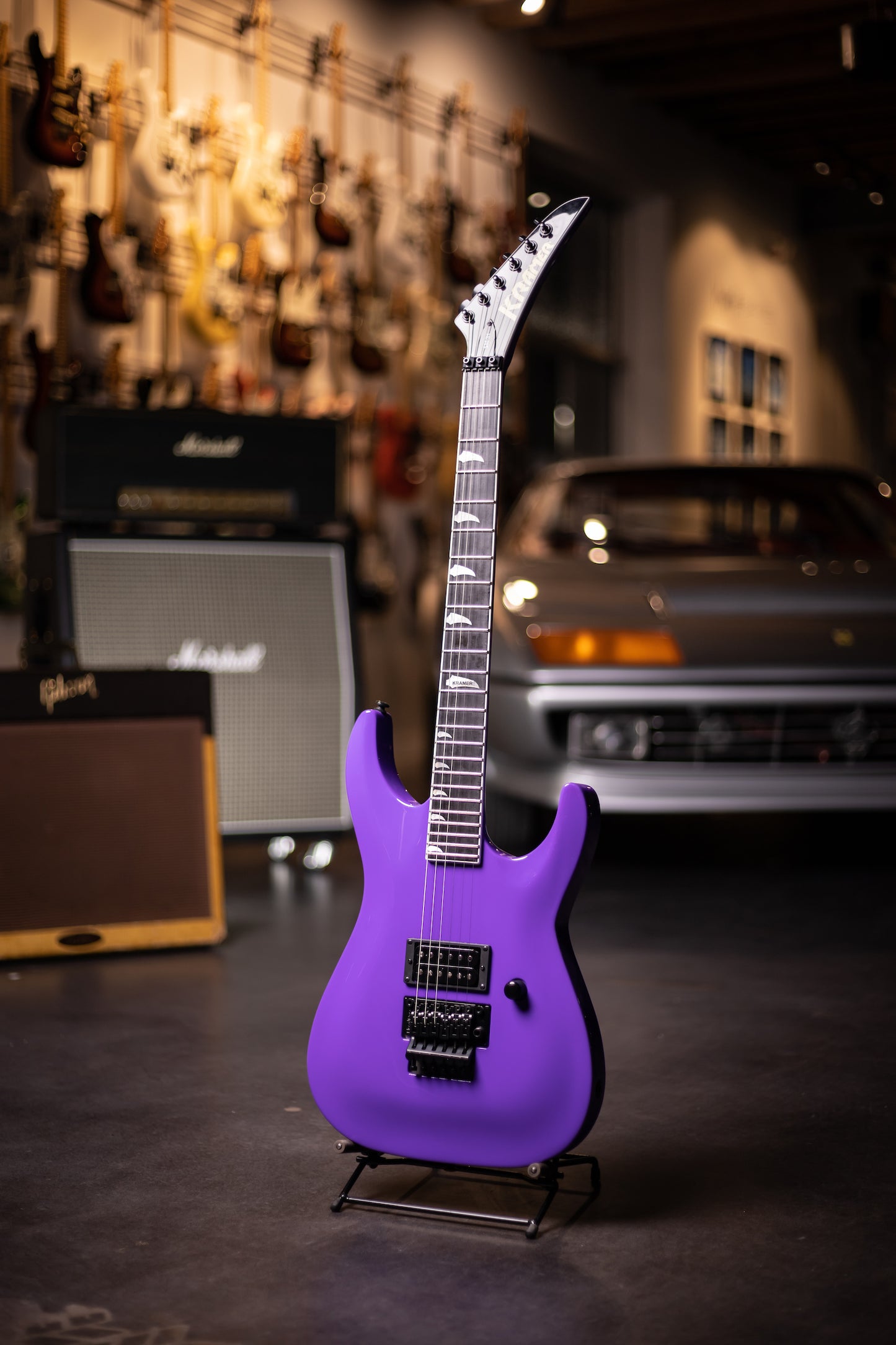 Kramer SM-1 H Electric Guitar - Shockwave Purple