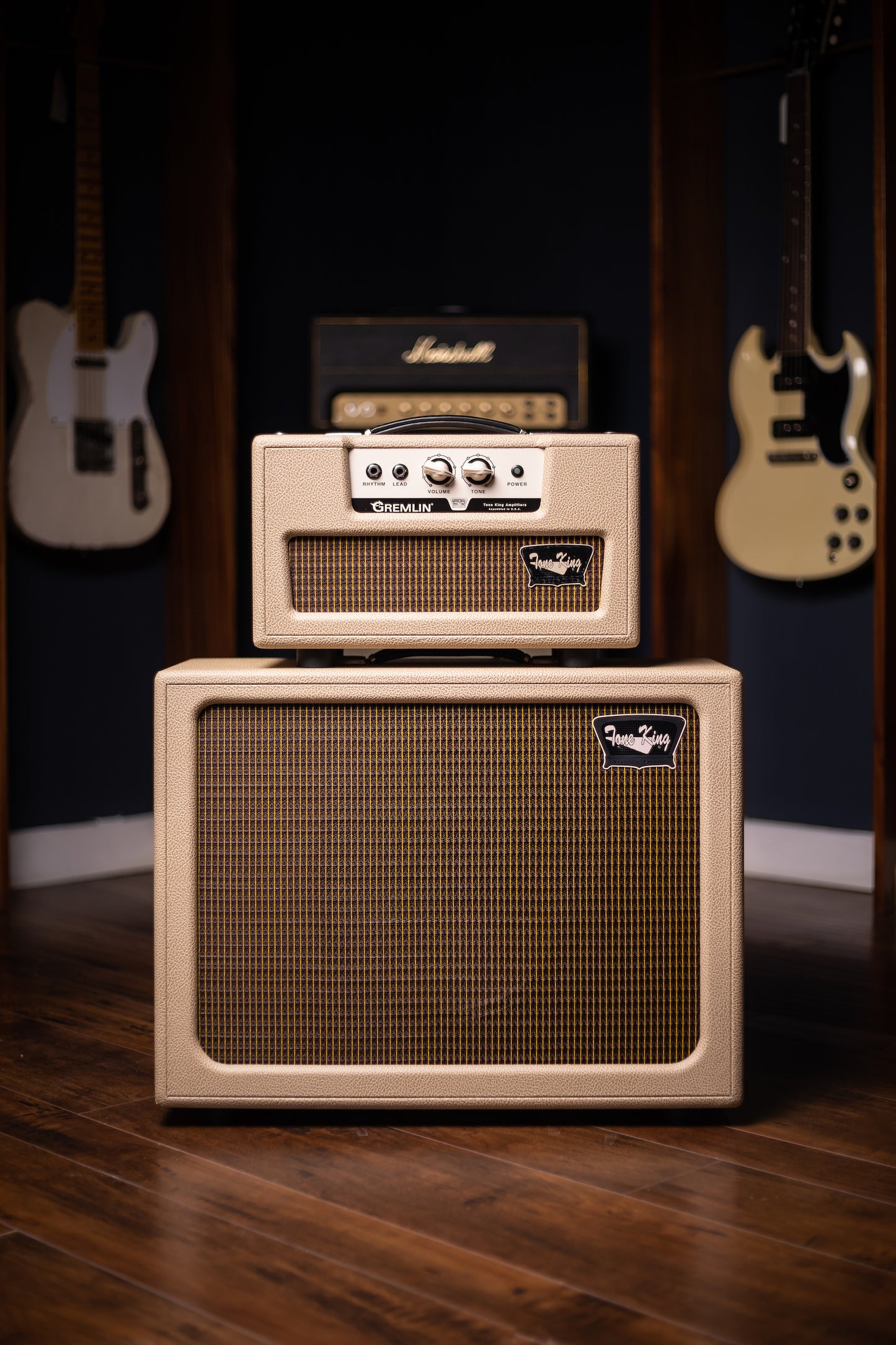 Tone King Gremlin 5w Tube Head and 1x12" Imperial Speaker Cabinet - Cream