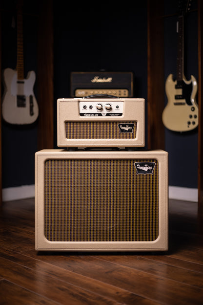 Tone King Gremlin 5w Tube Head and 1x12" Imperial Speaker Cabinet - Cream