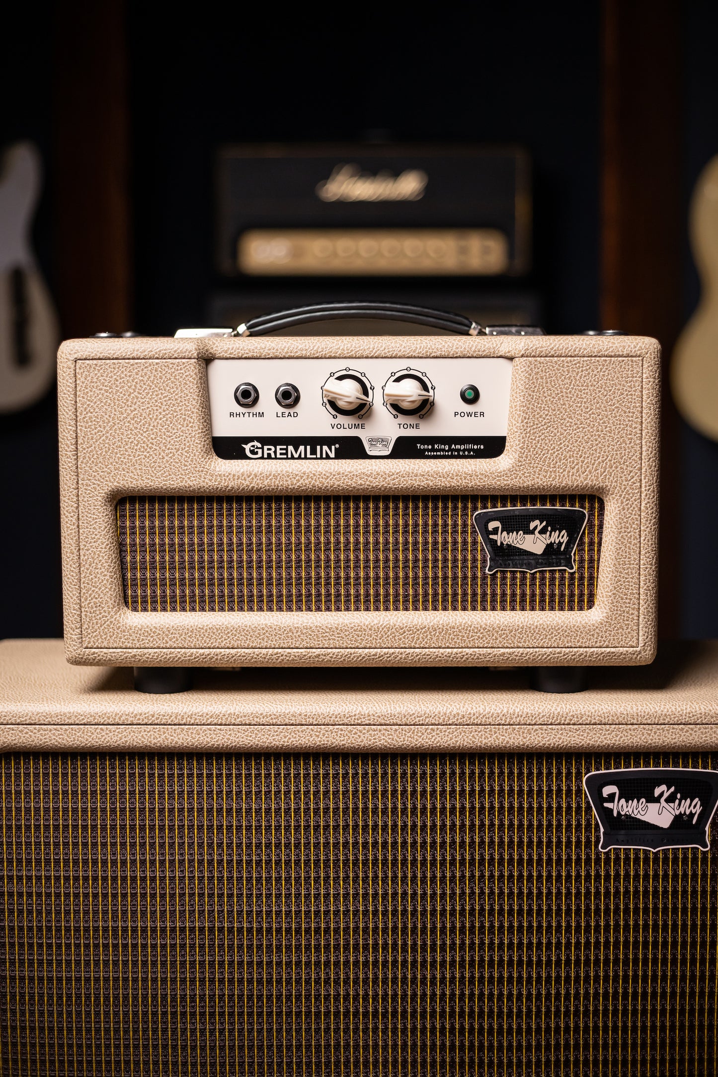 Tone King Gremlin 5w Tube Head and 1x12" Imperial Speaker Cabinet - Cream