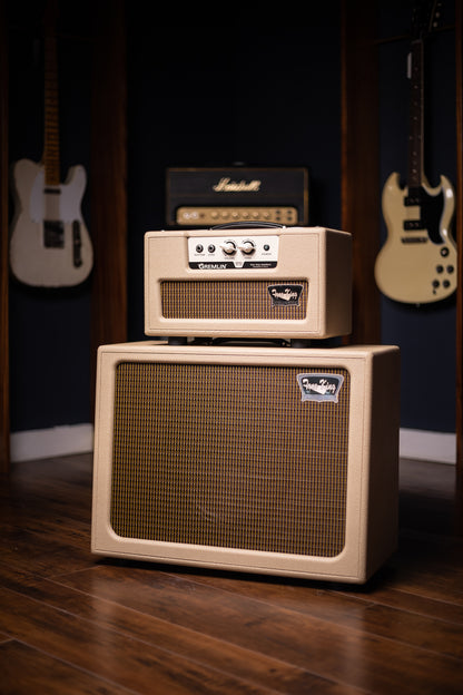 Tone King Gremlin 5w Tube Head and 1x12" Imperial Speaker Cabinet - Cream